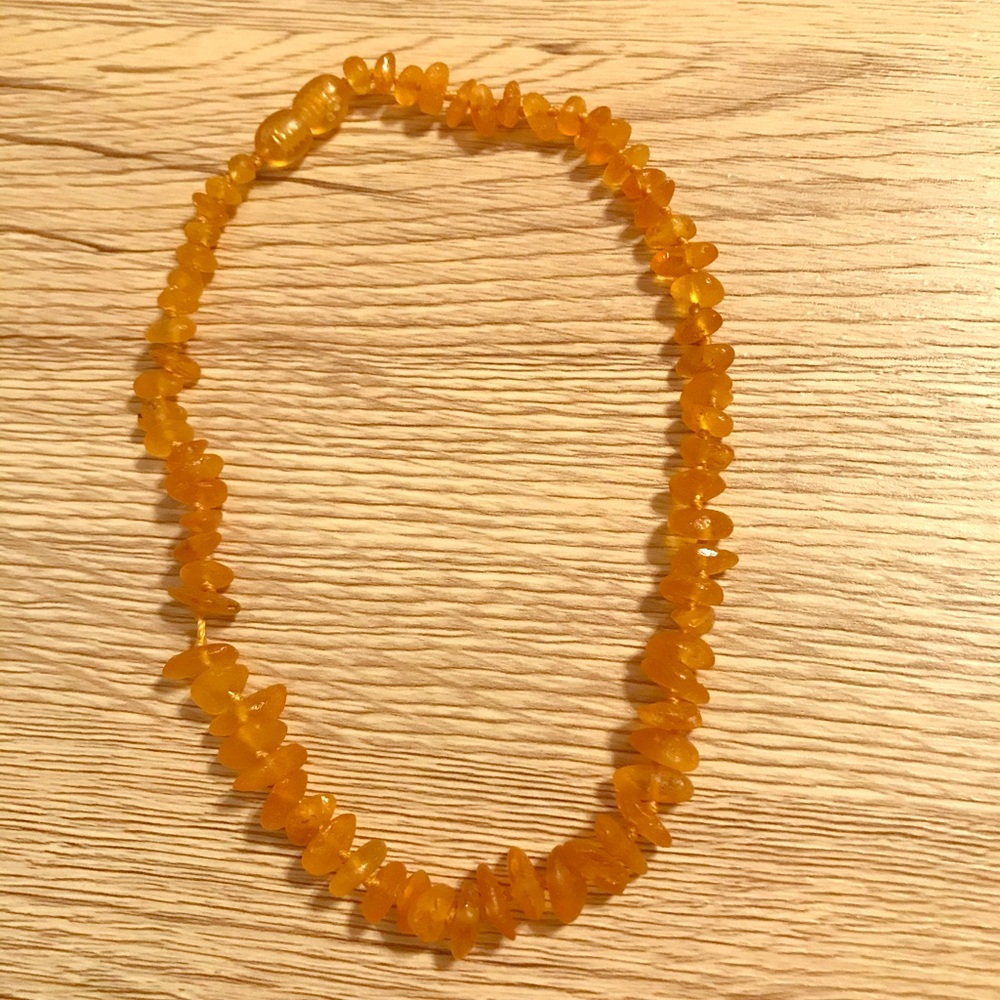 Teething necklaces